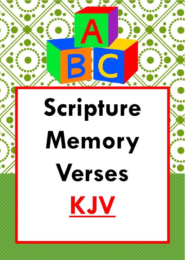 ABC Scripture Memory Verse Cards