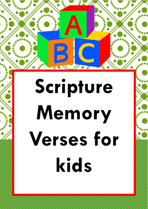 ABC Scripture memory verses for kids