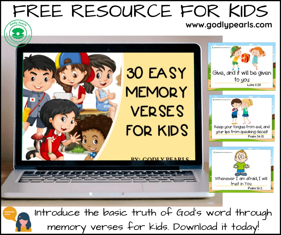 30 easy bible memory verses