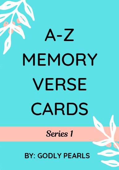 A-Z memory verse cards – Series 1