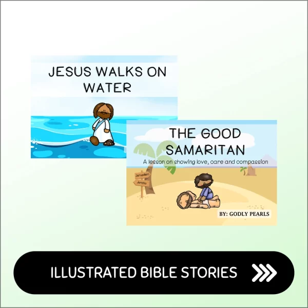 illustrated bible stories, Sunday school curricula, bible object lessons, bible character studies, bible thematic lessons, drama scripts, bible quiz, gospel tracts, colouring sheets, word search, mazes, crossword puzzles, word scramble, devotionals, godly pearls