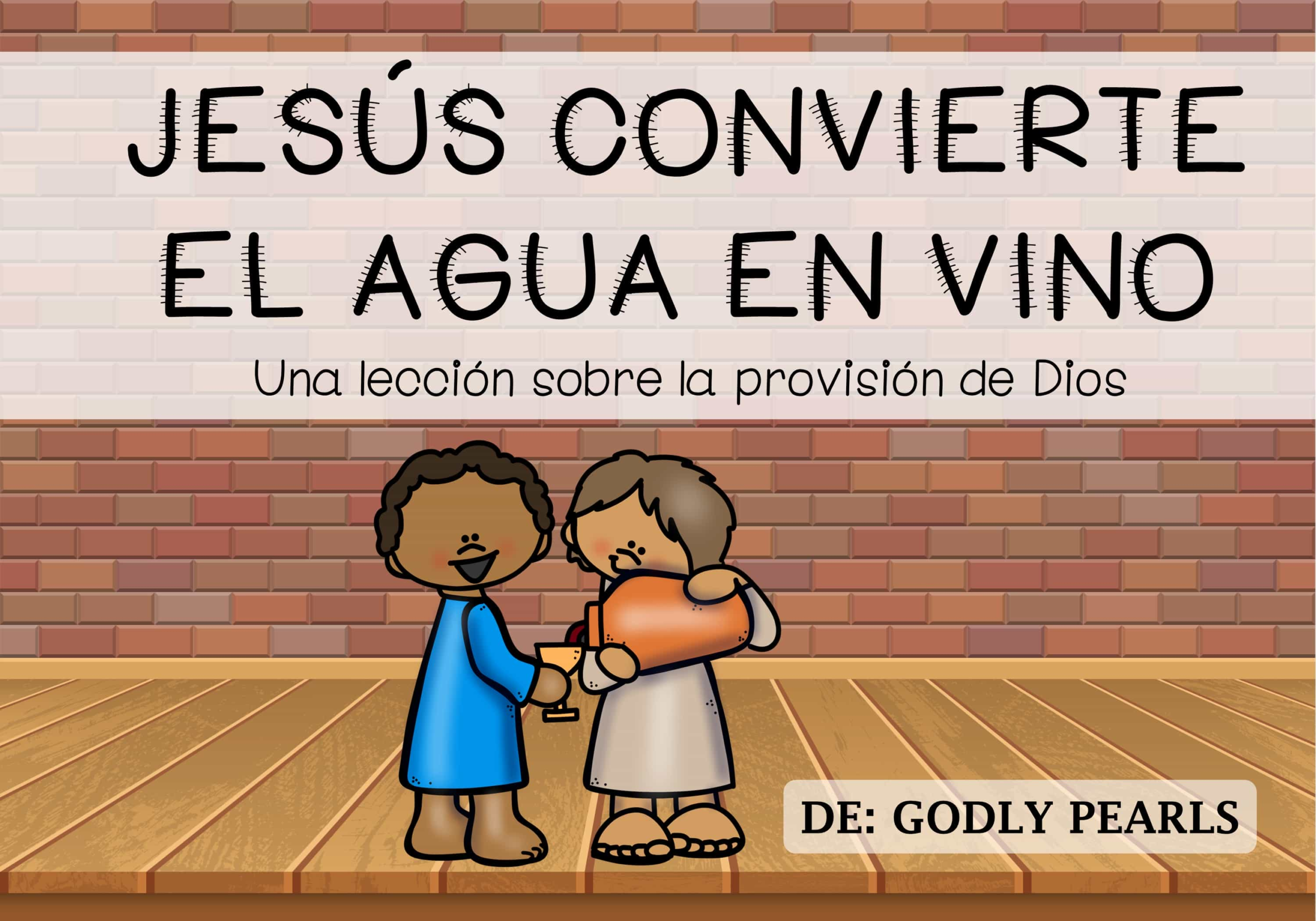 Jesús convierte el agua en vino